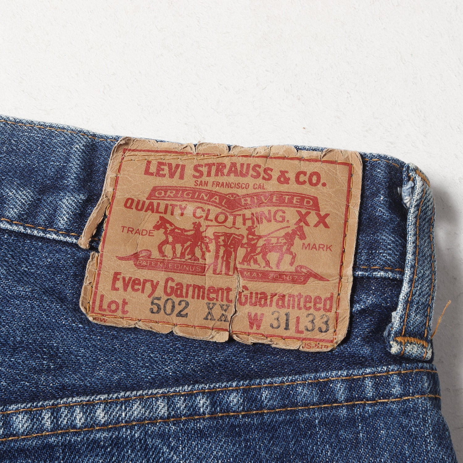 Levi's (リーバイス) 90s 1950年代復刻 502XX デニムパンツ(1991年 / 日本製) - ブランド古着の通販・買取 |  BEEGLE by Boo-Bee