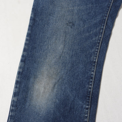 70s 200-0341 ブーツカット デニムパンツ(濃紺)