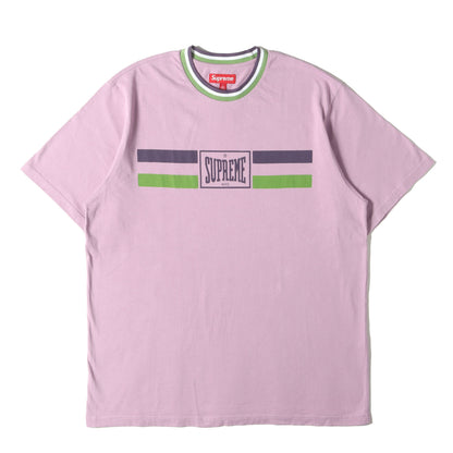 24SS エバーラストロゴ クルーネック Tシャツ(Warm Up Stripe S/S Top)