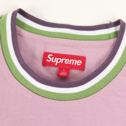 24SS エバーラストロゴ クルーネック Tシャツ(Warm Up Stripe S/S Top)