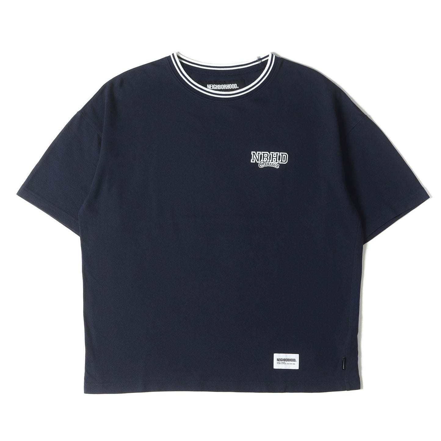 24SS ブランドロゴ 鹿の子 Tシャツ