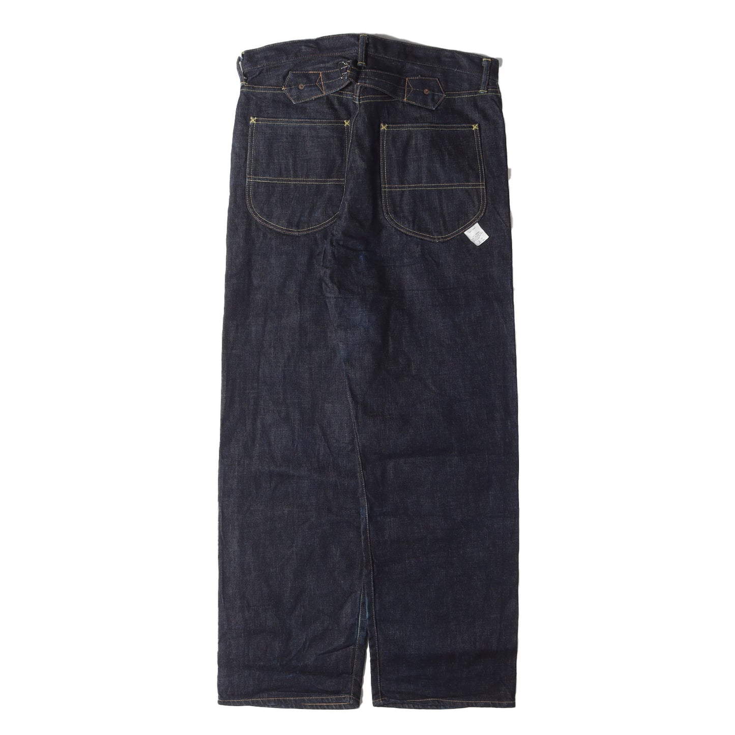 00s × CORONA シンチバック付き リジッド デニムパンツ