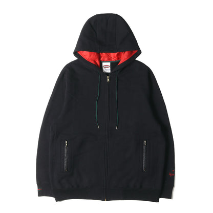 00s ×DJ MURO グッチカラーロゴ フルジップ スウェット パーカー