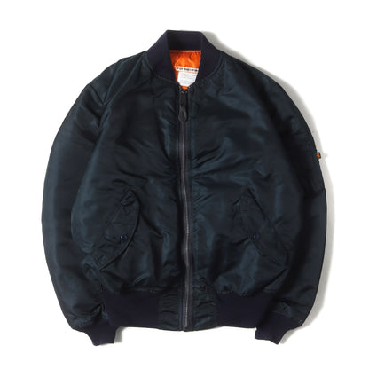 00s ×ELECTRIC COTTAGE ×F.C.Real Bristol ×ALPHA 袖ニット カスタム MA-1 フライトジャケット(2000年モデル)