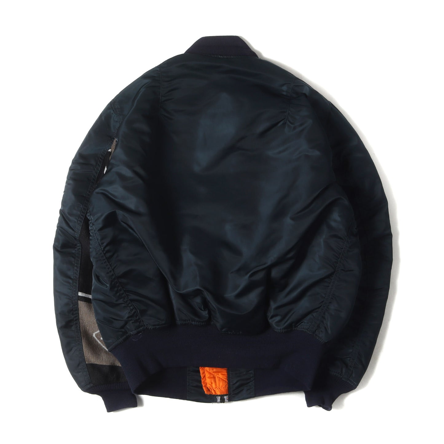 00s ×ELECTRIC COTTAGE ×F.C.Real Bristol ×ALPHA 袖ニット カスタム MA-1 フライトジャケット(2000年モデル)