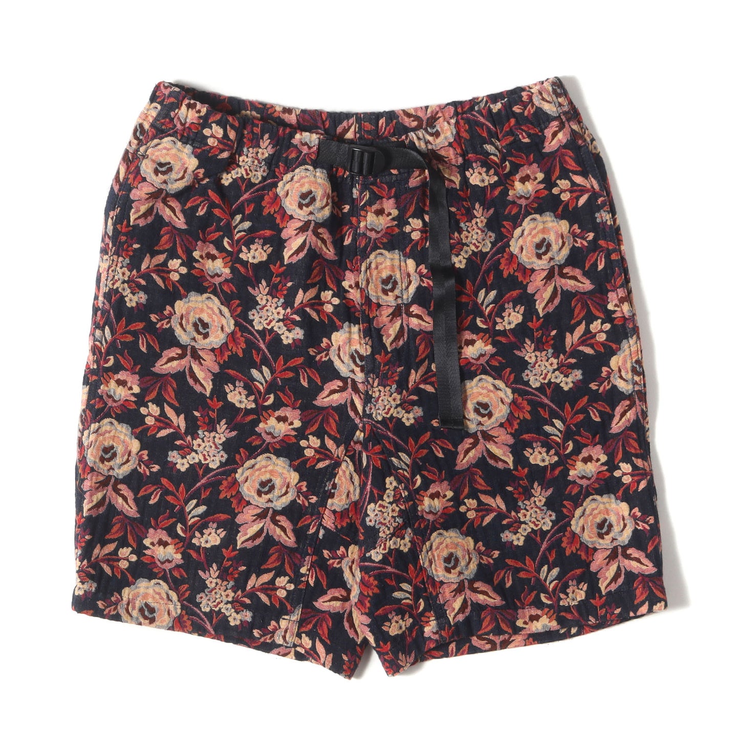 ジャガードフラワー柄 クライミング ショーツ(Jacquard Flowers Belted Short)