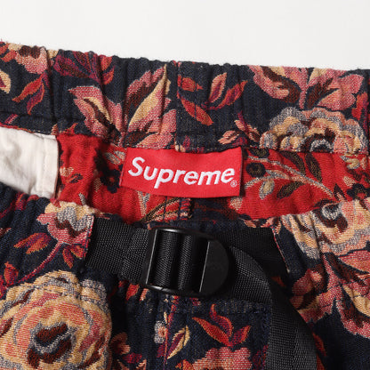 ジャガードフラワー柄 クライミング ショーツ(Jacquard Flowers Belted Short)