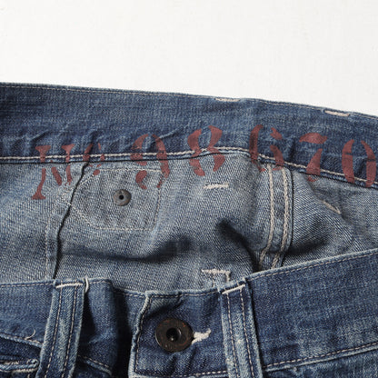 U.S.ARMY M-35 ヴィンテージ加工 バックルバック付き デニムパンツ(WORKMANS BOZEMAN)