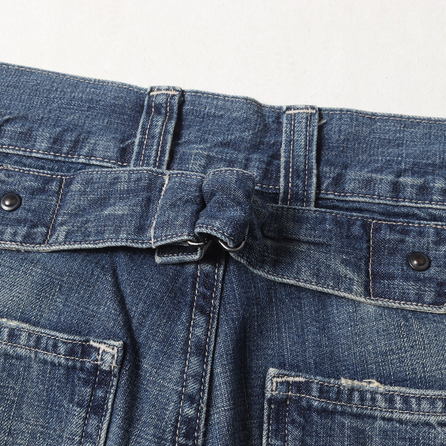 U.S.ARMY M-35 ヴィンテージ加工 バックルバック付き デニムパンツ(WORKMANS BOZEMAN)