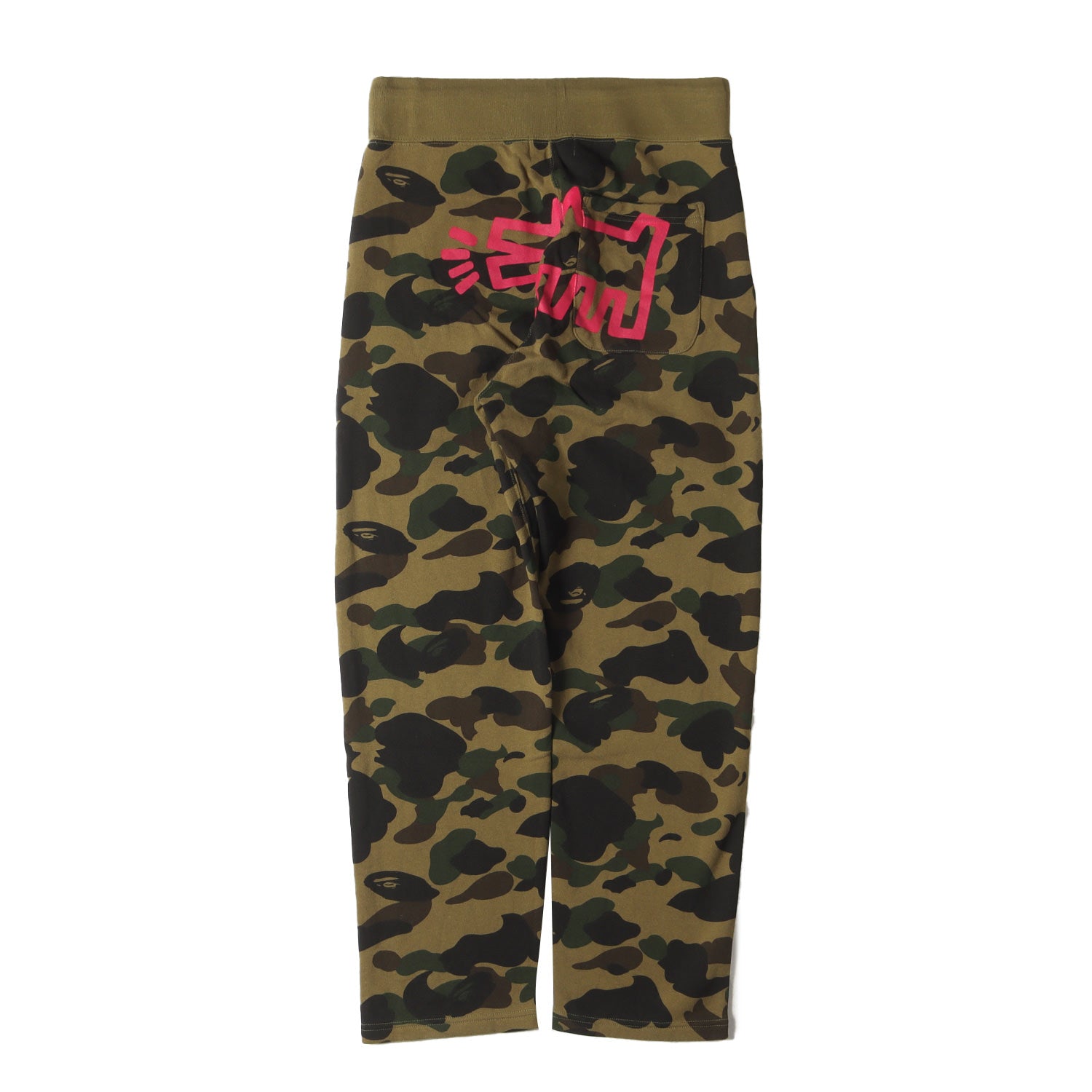 A BATHING APE (ア ベイシング エイプ) ×Keith Haring 1stカモ 猿迷彩 スウェットパンツ - ブランド古着の通販・買取  | BEEGLE by Boo-Bee