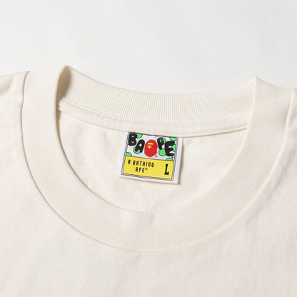 猿顔 グラフィック刺繍 ヘビー Tシャツ