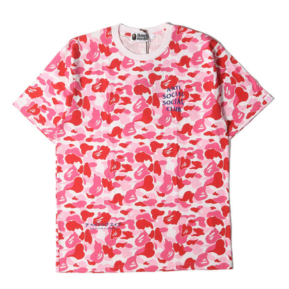 ×Anti Social Social Club ABCカモ柄 カタカナロゴ Tシャツ