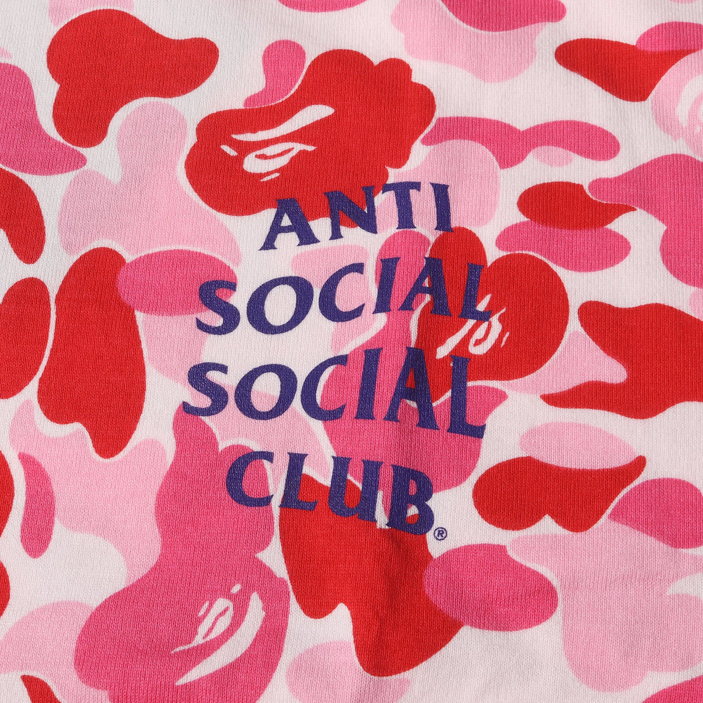 ×Anti Social Social Club ABCカモ柄 カタカナロゴ Tシャツ