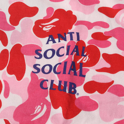 ×Anti Social Social Club ABCカモ柄 カタカナロゴ Tシャツ