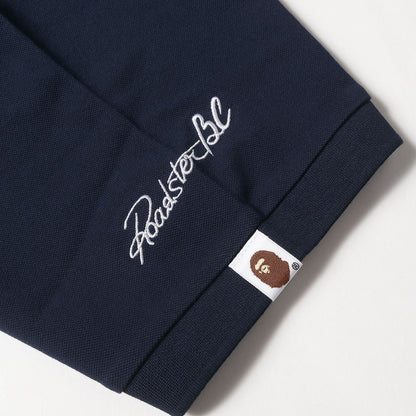 22AW ×PAGANI 袖ABCカモ ストレッチ鹿の子 ポロシャツ(POLO)