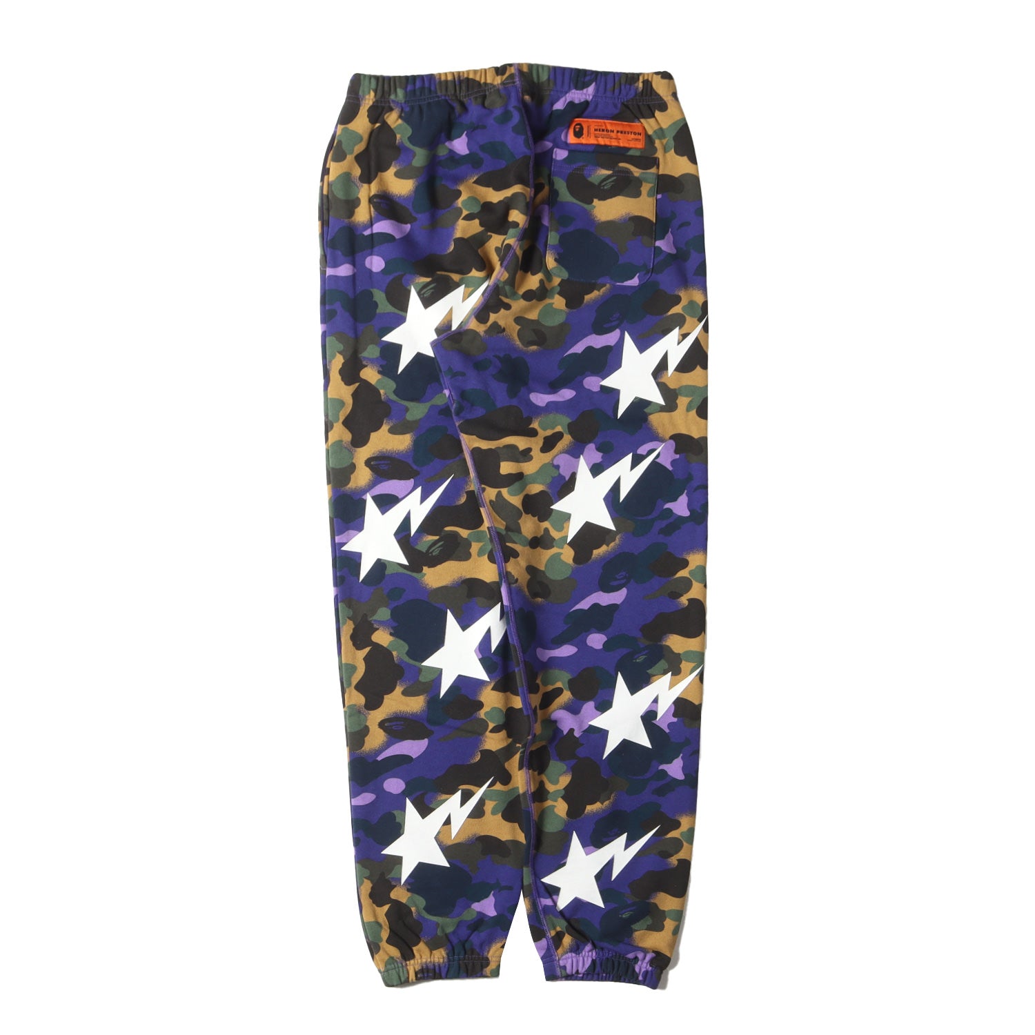 ユウ BAPE × HERON PRESTON スウェットパンツ A BATHING APE (ア ベイシング エイプ) 22SS ×HERON PRESTON STA
