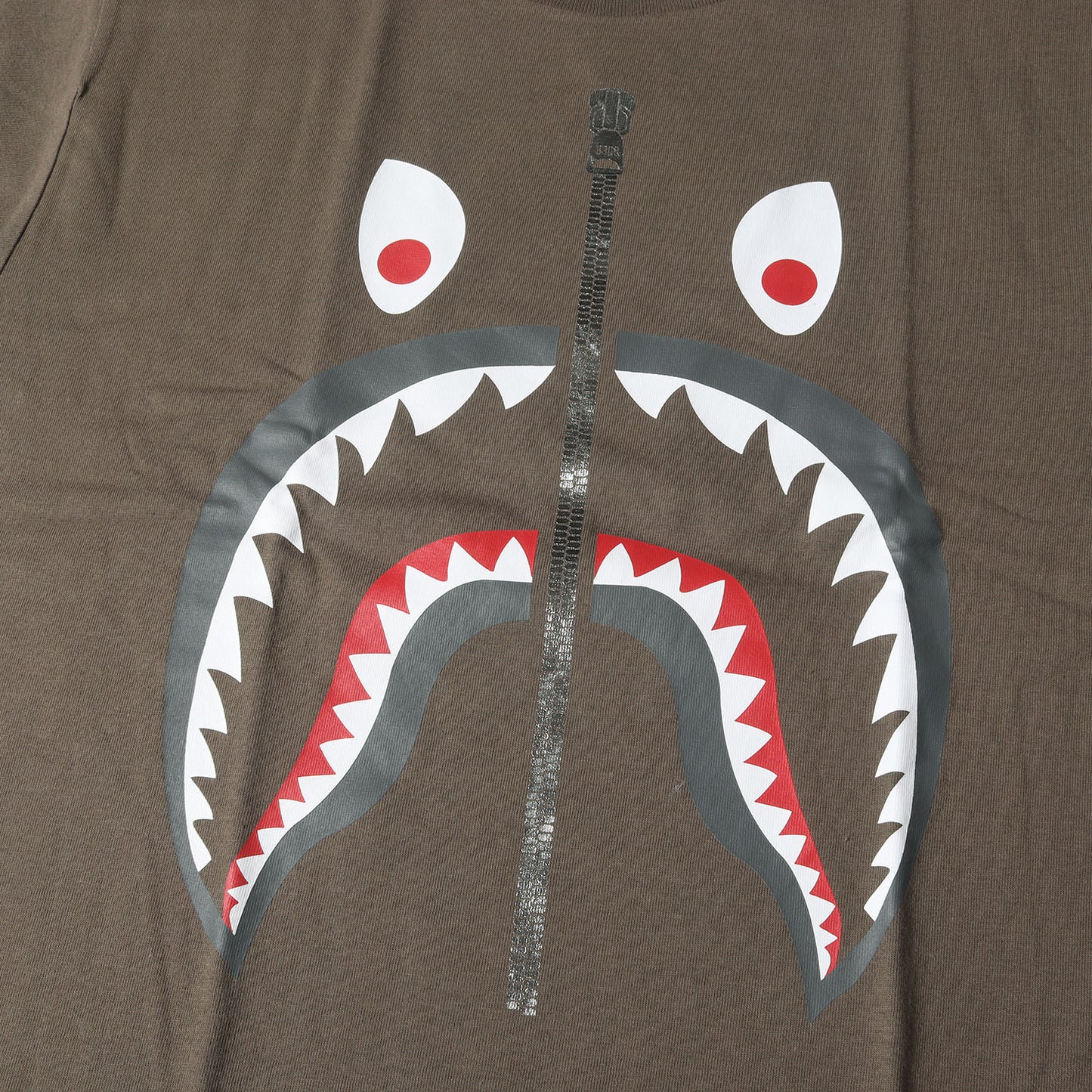 シャーク フェイス プリント Tシャツ