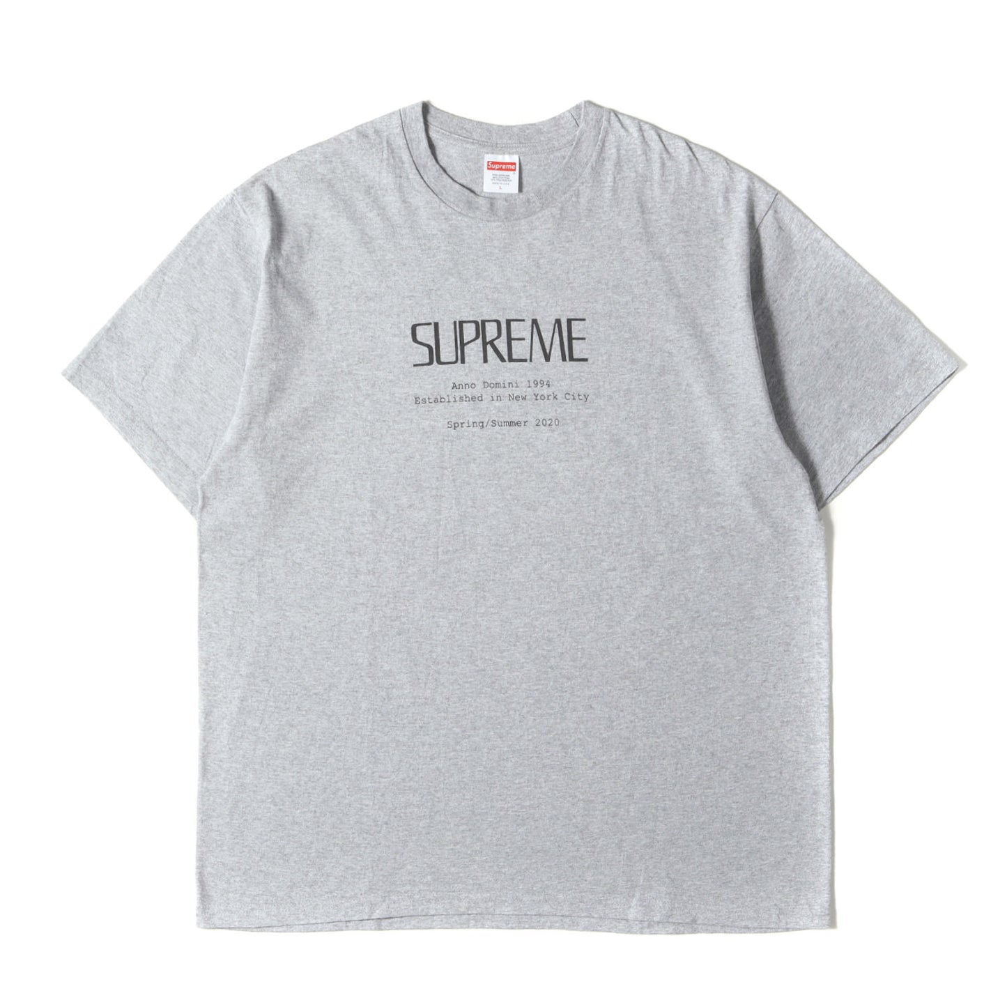 20SS ブランドロゴ クルーネック Tシャツ(Anno Domini Tee)