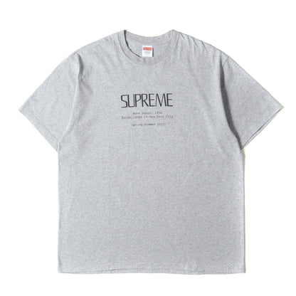 20SS ブランドロゴ クルーネック Tシャツ(Anno Domini Tee)