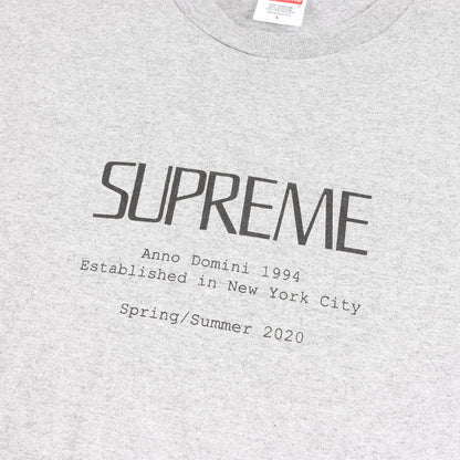 20SS ブランドロゴ クルーネック Tシャツ(Anno Domini Tee)