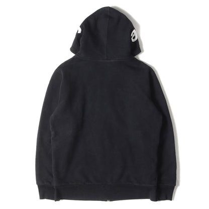 フードロゴ サーマル付き ジップ スウェット パーカー(Hood Logo Thermal Zip Up)
