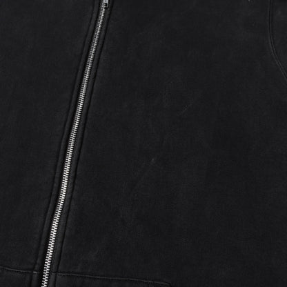 フードロゴ サーマル付き ジップ スウェット パーカー(Hood Logo Thermal Zip Up)