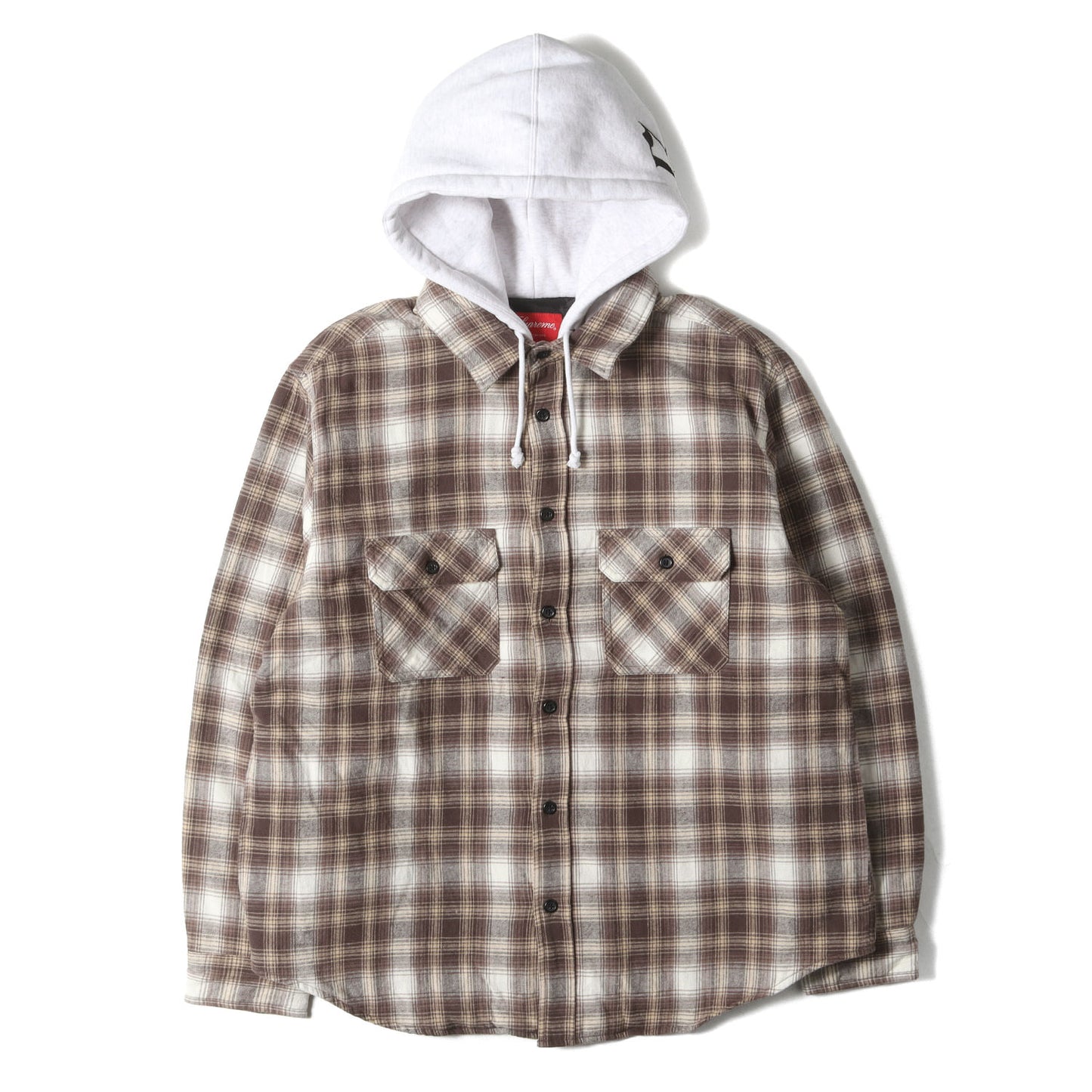 Supreme (シュプリーム) 21AW フード付き 裏地キルティング チェック 