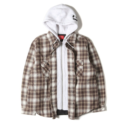 Supreme (シュプリーム) 21AW フード付き 裏地キルティング チェック  