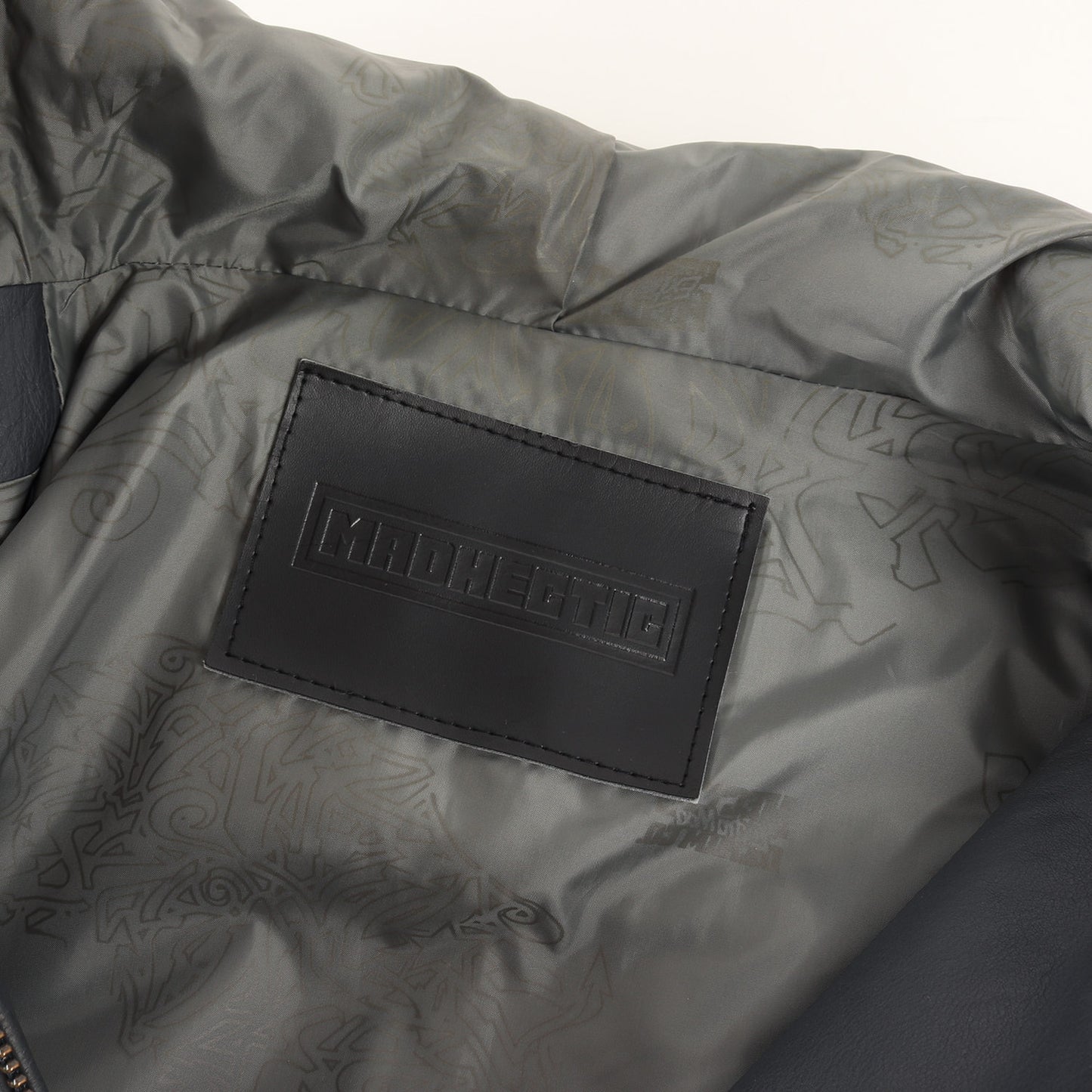 カウレザー フード ジャケット