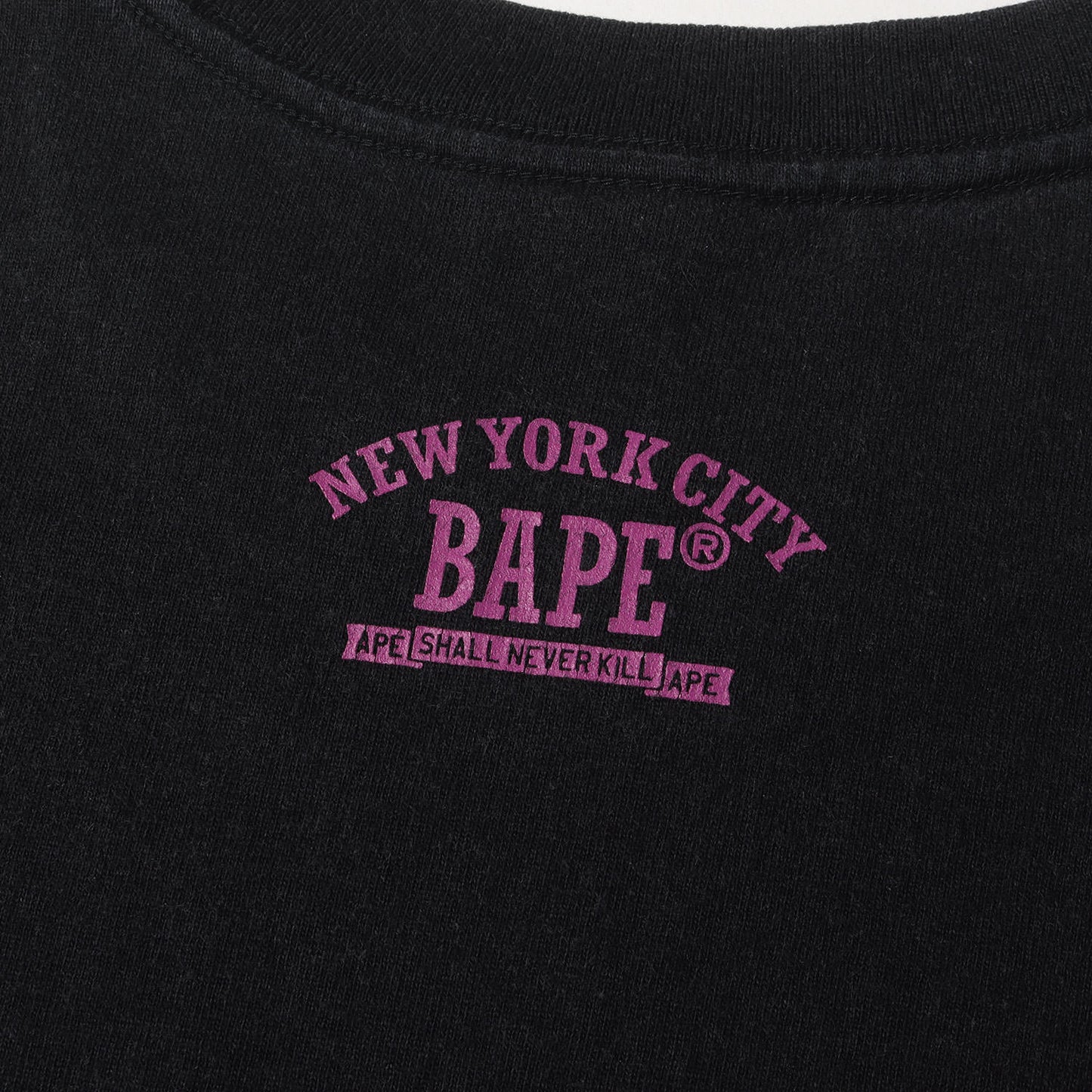 00s カラーカモ 猿迷彩 ニューヨーク カレッジ Tシャツ