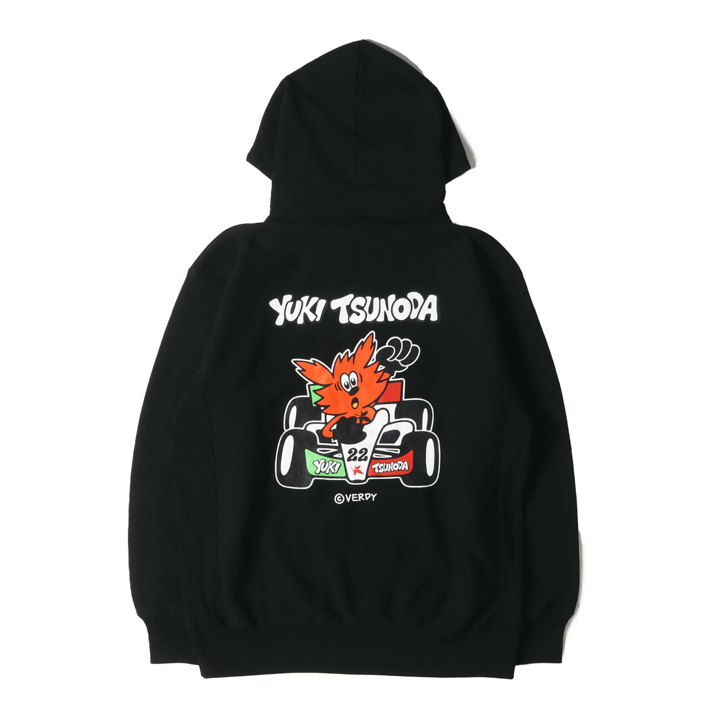 24SS ×F-1 角田裕毅 キャラクタープリント スウェット パーカー