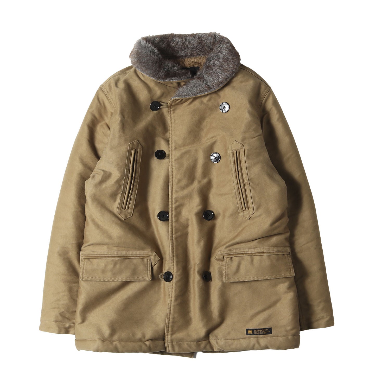 NEIGHBORHOOD (ネイバーフッド) ファー付き 裏ボア マッキーノ コート 