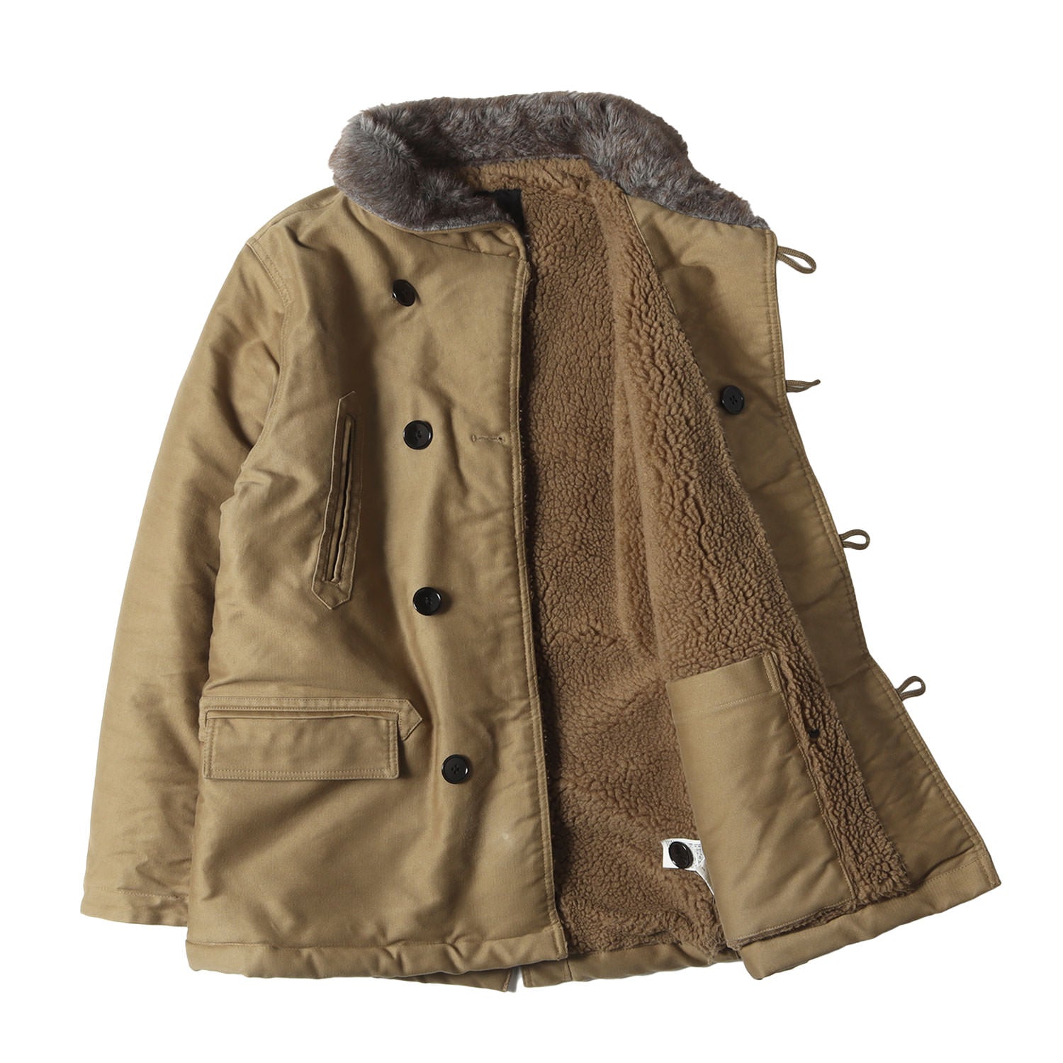 NEIGHBORHOOD (ネイバーフッド) ファー付き 裏ボア マッキーノ コート(MIL-MACKINAW / C-JKT) -  ブランド古着の通販・買取 | BEEGLE by Boo-Bee