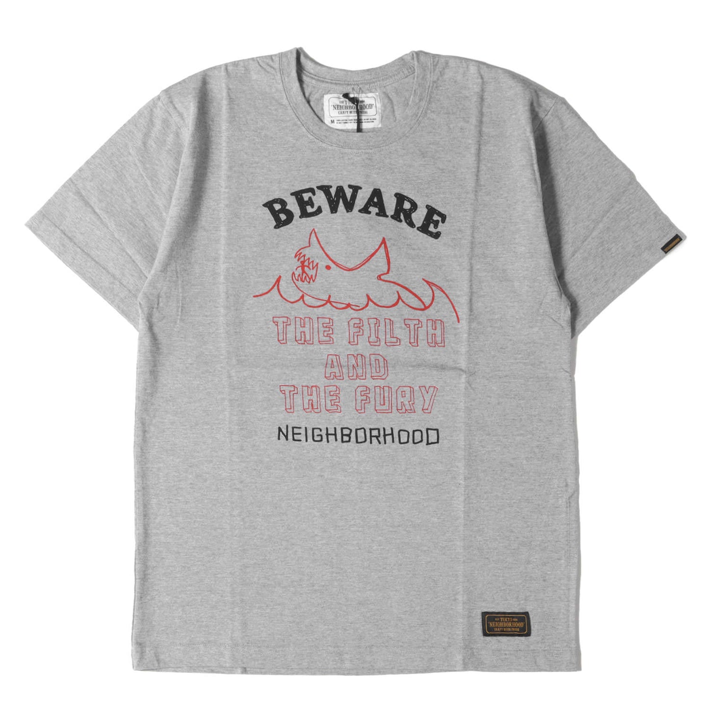 シャーク グラフィック Tシャツ(BEWARE-2 / C-TEE. SS)