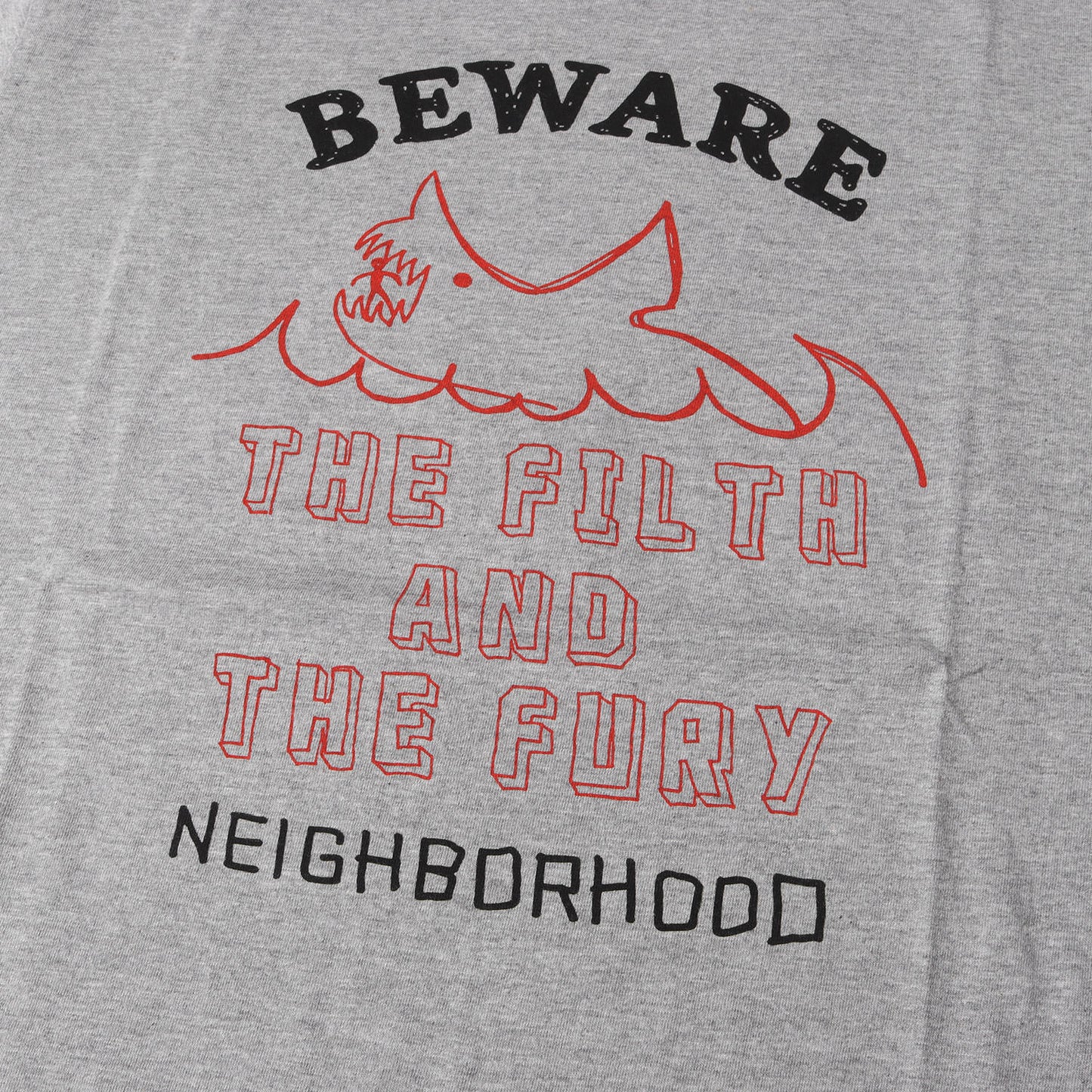 シャーク グラフィック Tシャツ(BEWARE-2 / C-TEE. SS)