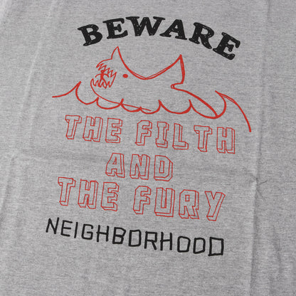 シャーク グラフィック Tシャツ(BEWARE-2 / C-TEE. SS)