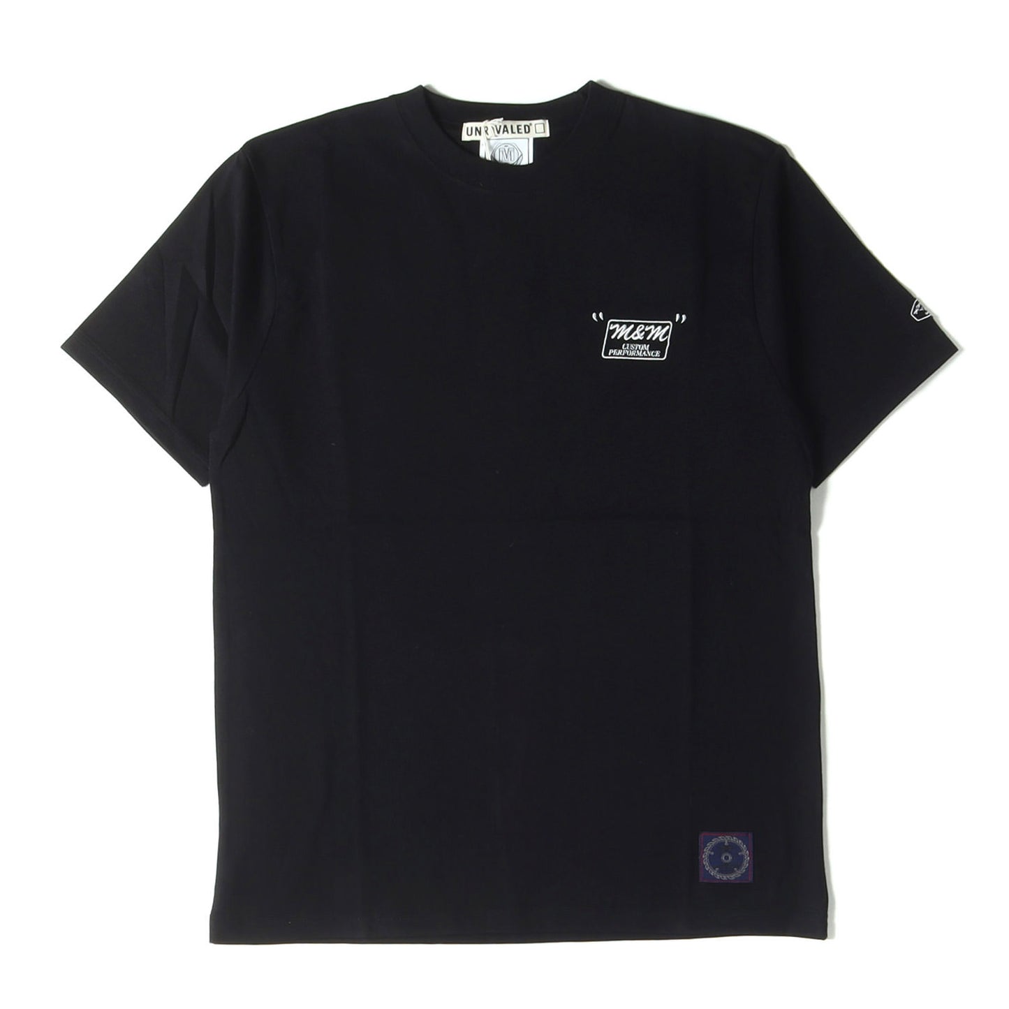 ×UNRIVALED スターパッチ バンダナプリント Tシャツ