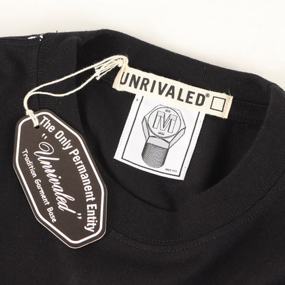 ×UNRIVALED スターパッチ バンダナプリント Tシャツ