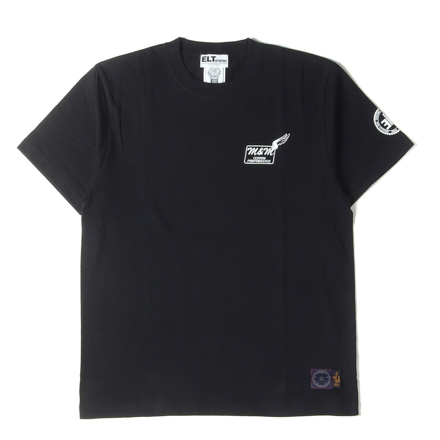 ×ELT ×LET IT RIDE スターパッチ Tシャツ