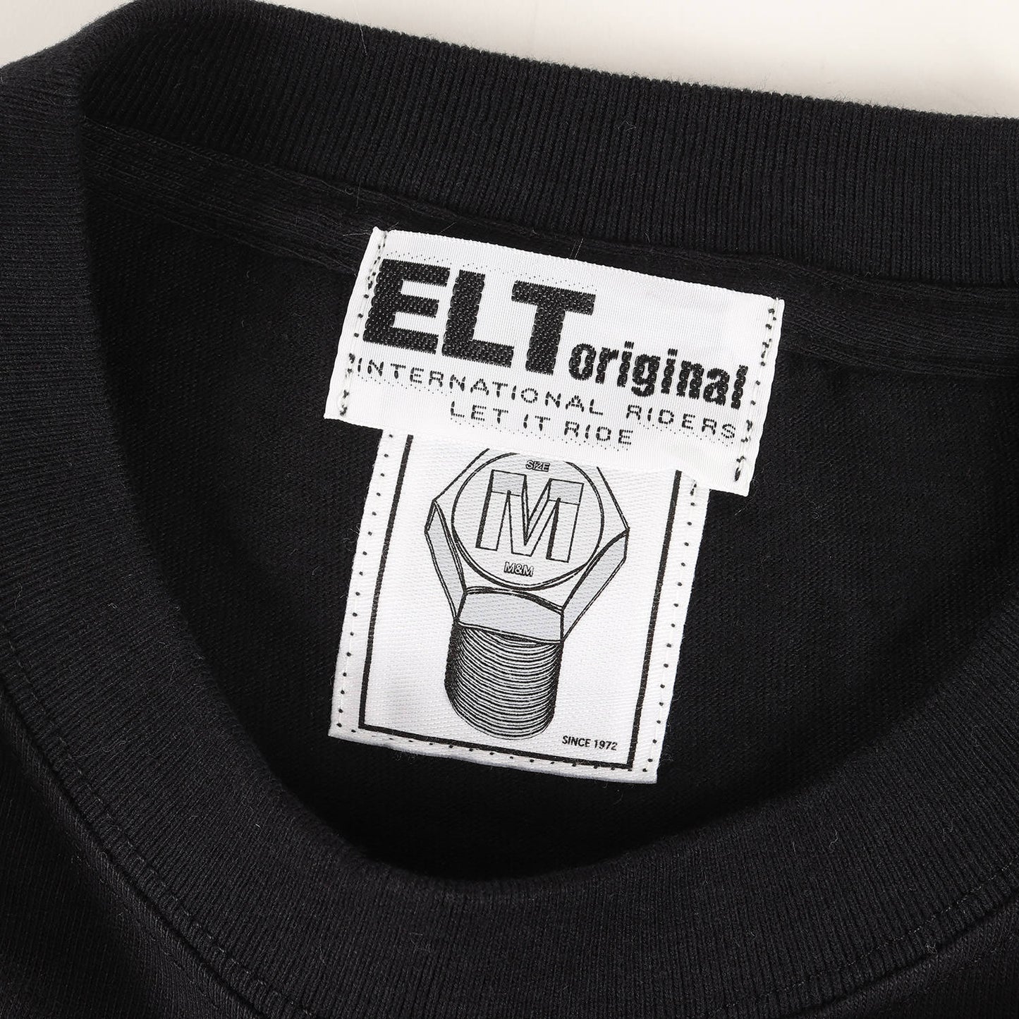 ×ELT ×LET IT RIDE スターパッチ Tシャツ