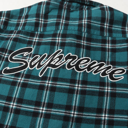 裏地キルティング アーチロゴ チェック フランネルシャツ(Arc Logo Quilted Flannel Shirt)