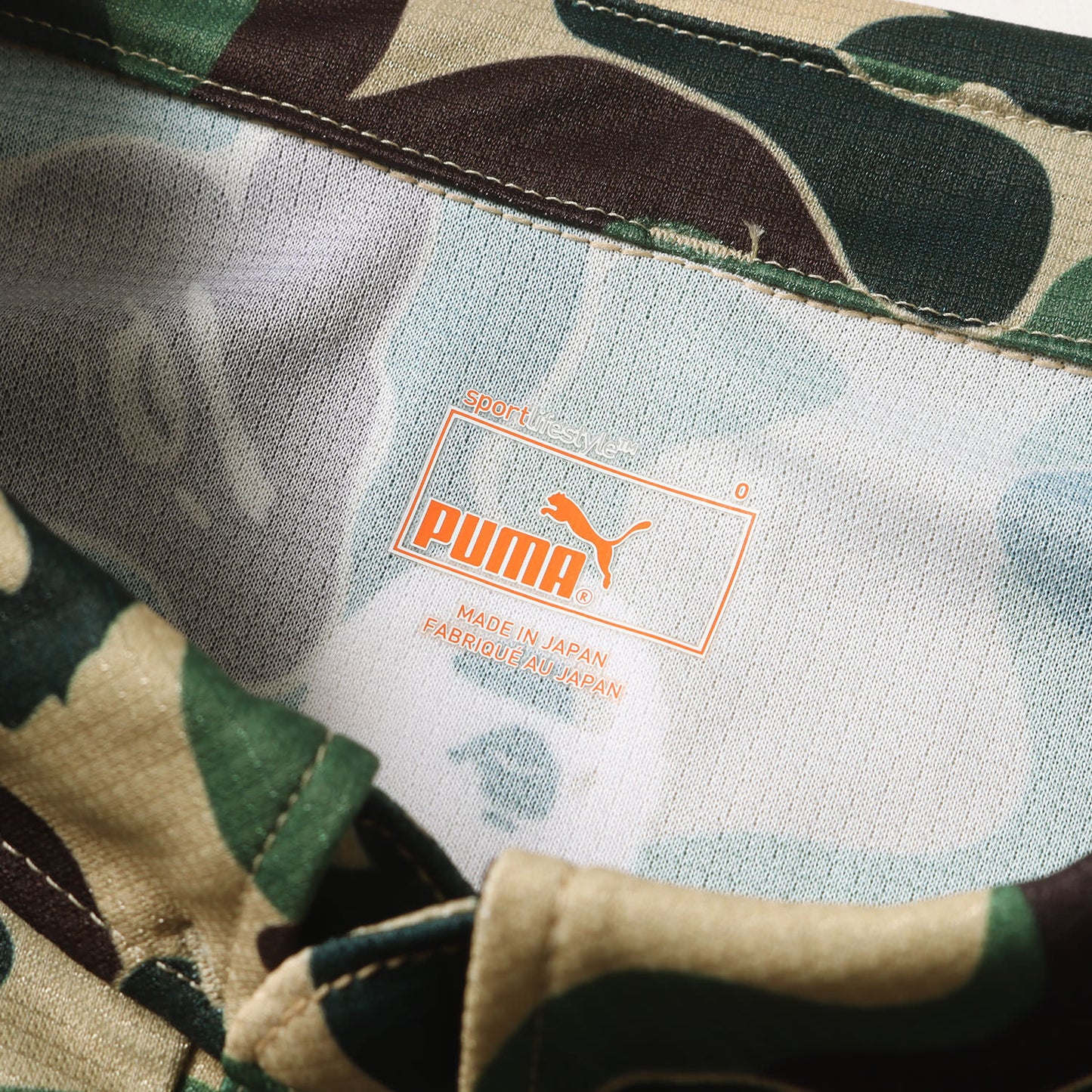 ×PUMA ABCカモ 猿迷彩 ゲーム ポロシャツ(GAME SHIRTS)