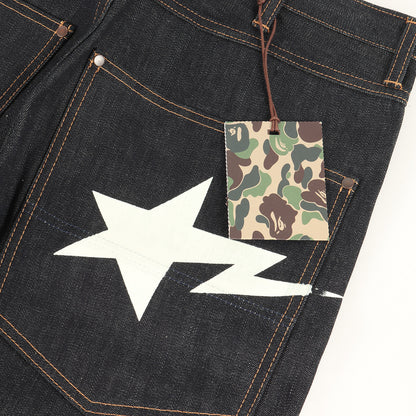 00s STAプリント リジット デニムパンツ(デッドストック)