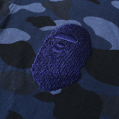 猿顔刺繍 カラーカモ 猿迷彩 鹿の子 ポロシャツ