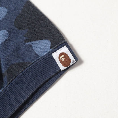 00s ラインストーン BAPEロゴ カラーカモ 猿迷彩 半袖 スウェット