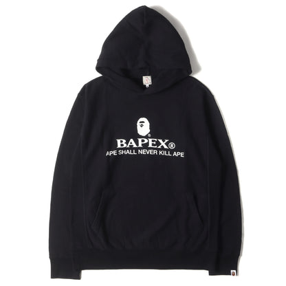 00s BAPEXロゴ スウェット パーカー