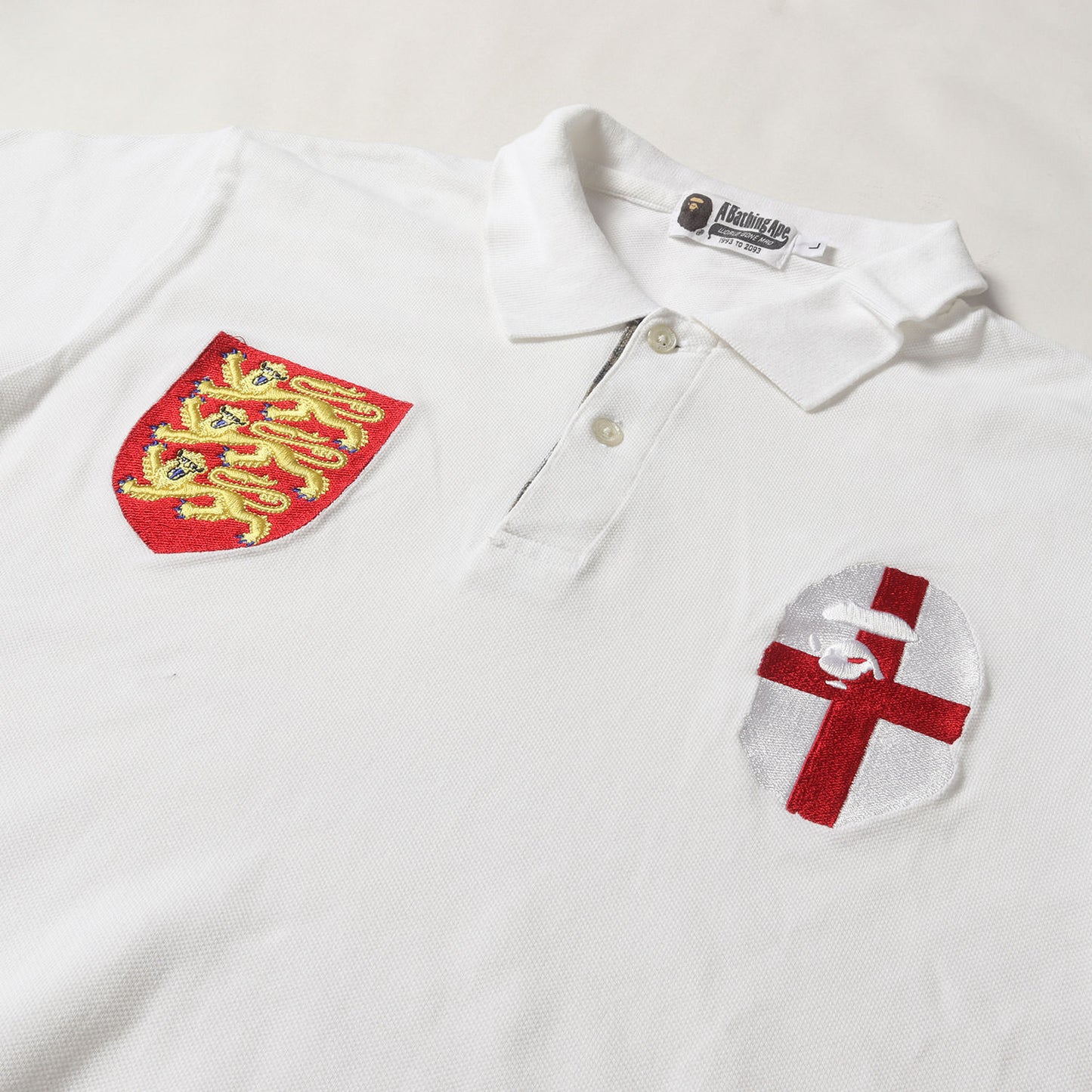 イングランドモデル 猿顔 鹿の子 ポロシャツ