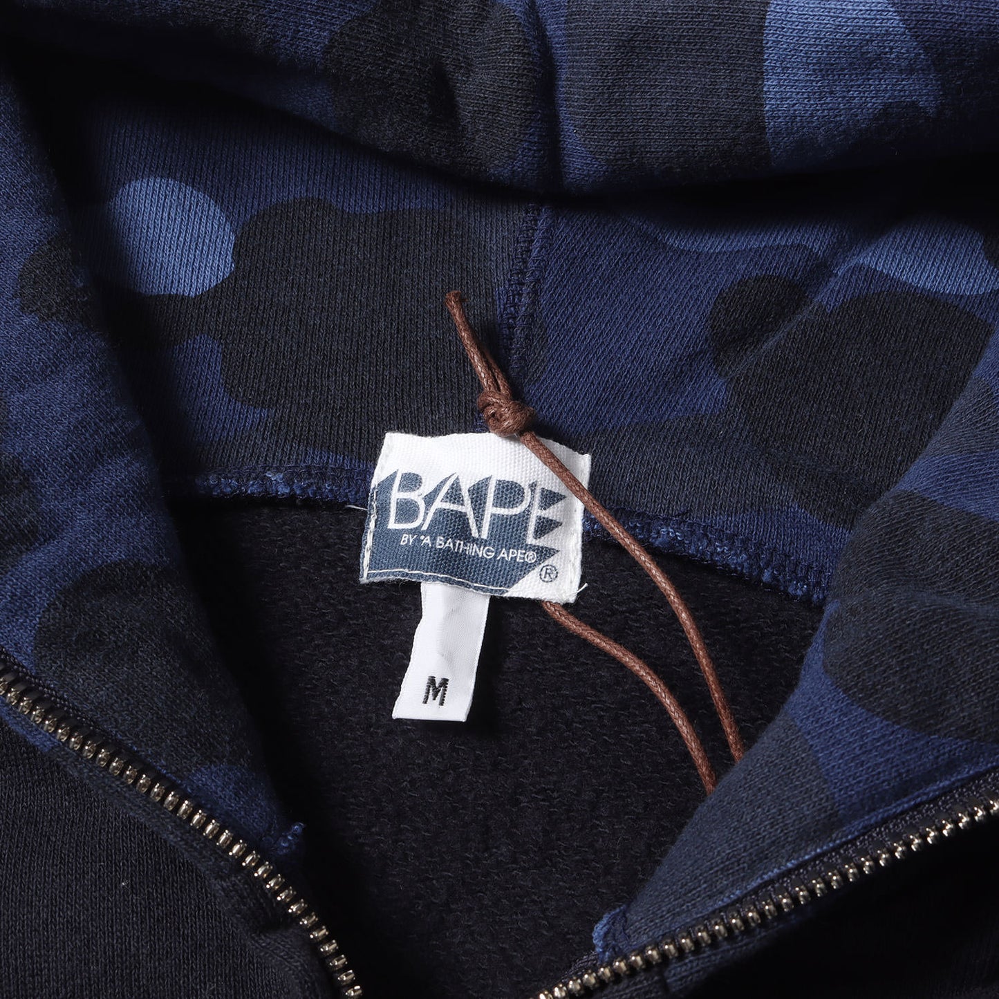 00s カラーカモカラー カレッジロゴ ジップ スウェット パーカー(デッドストック)