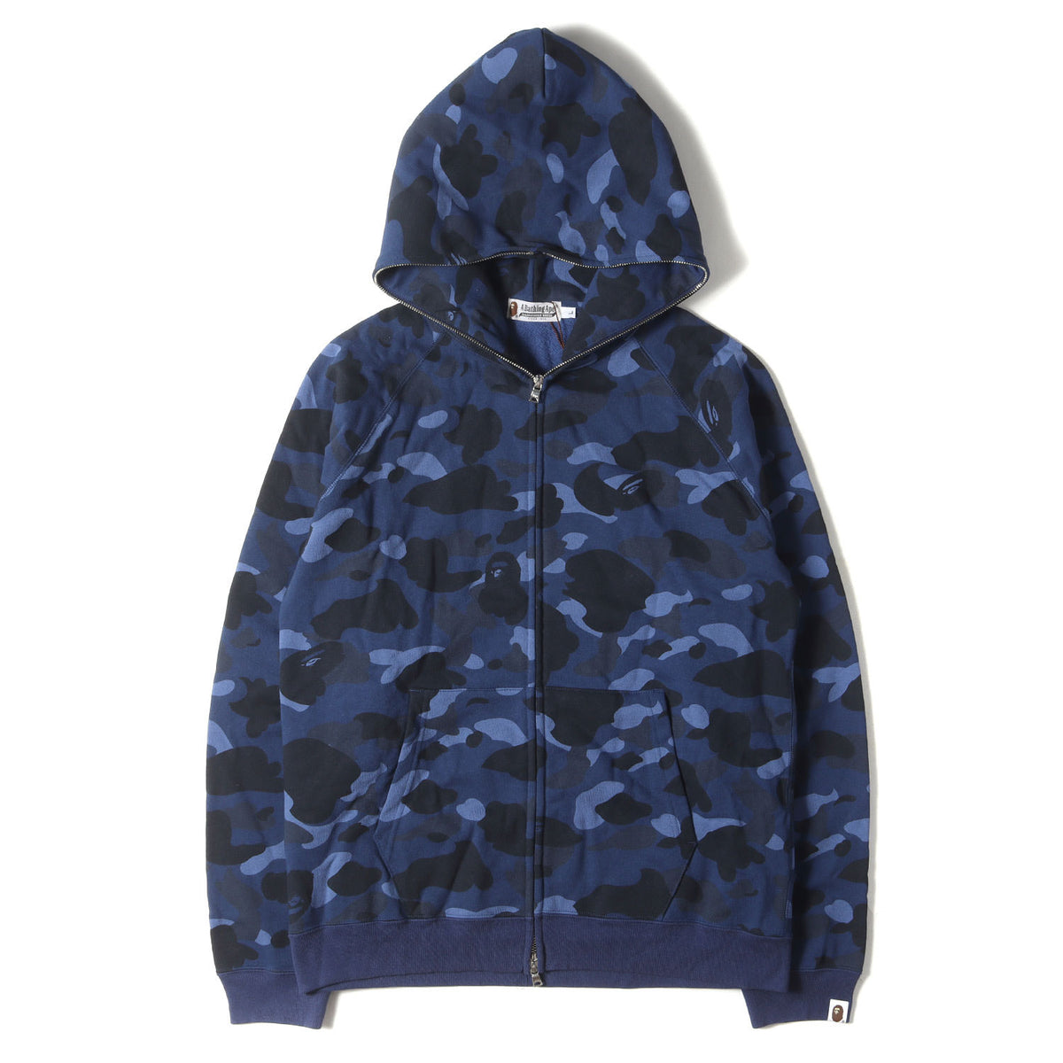 A BATHING APE (ア ベイシング エイプ) カラーカモ 猿迷彩 ジップ 