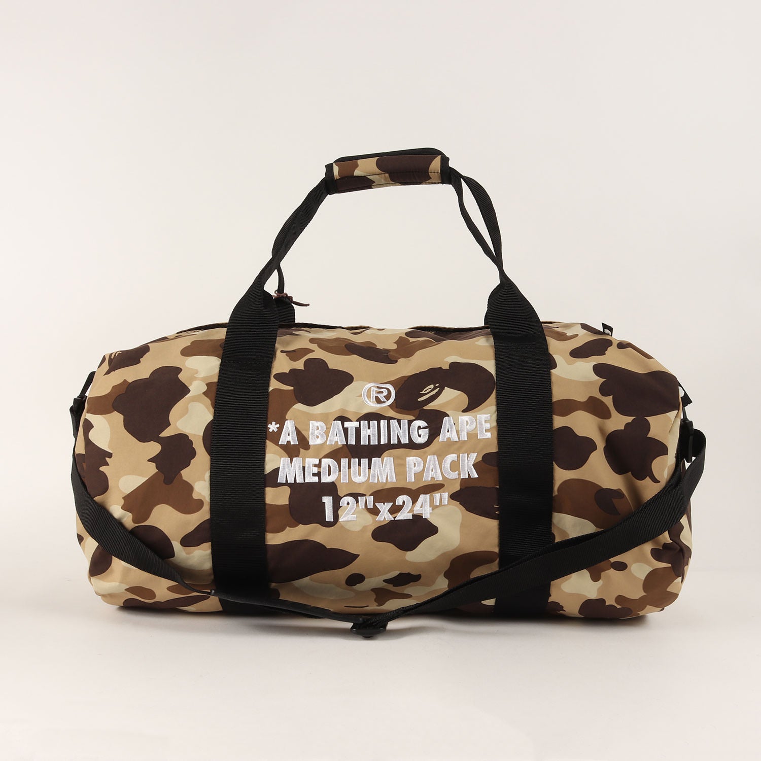 A BATHING APE MEDIUM PACK ドラムバッグ A BATHING APE (ア ベイシング エイプ) 00s カラーカモ 猿迷彩